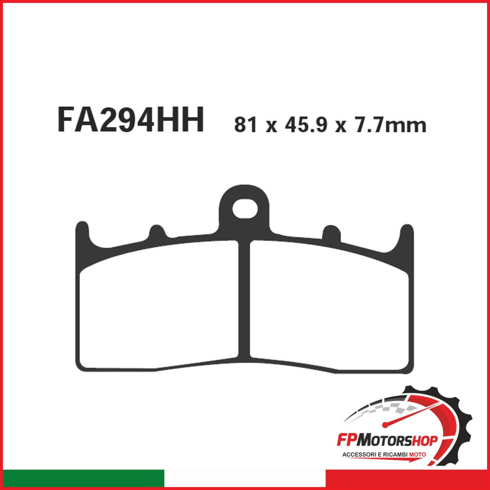 PASTIGLIE FRENO MOTO EBC FA294HH HH BMW R R/RT ANT. 1200-1300
