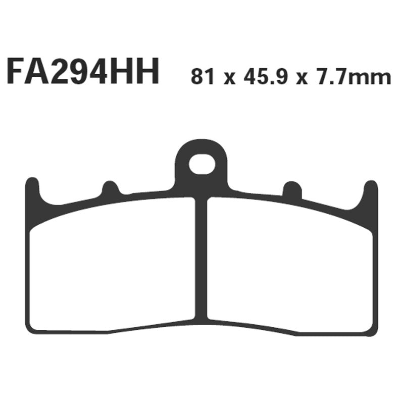 PASTIGLIE FRENO MOTO EBC FA294HH HH BMW R R/RT ANT. 1200-1300