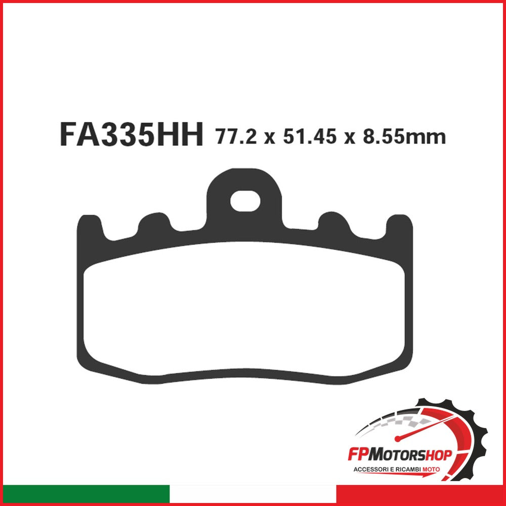 PASTIGLIE FRENO MOTO EBC FA335HH HH BMW R1150/K12 ANT 00- DAL 2000