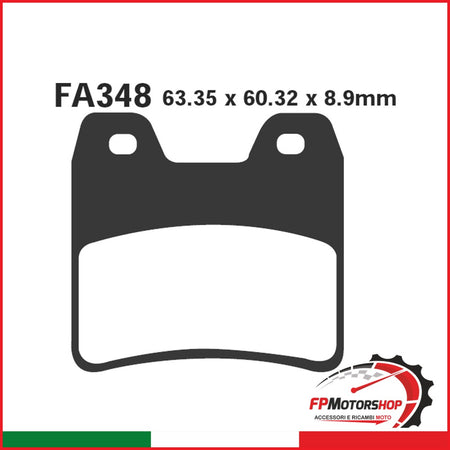 PASTIGLIE FRENO MOTO EBC FA348HH HH YAMAHA FZS 1000 FAZER POST.