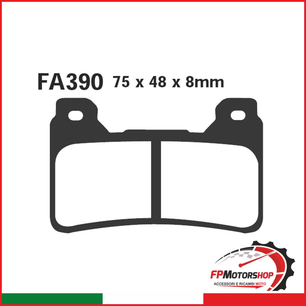PASTIGLIE FRENO MOTO EBC FA390HH HH HONDA CBR600/1000 RR ANT. 2004-2006