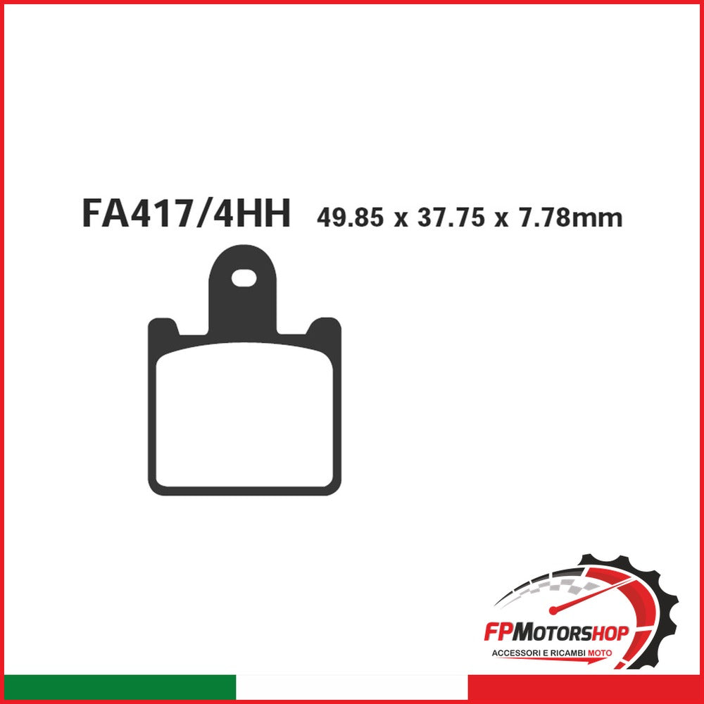 SET PAST.HH KAWA ZX-6R Z1000 EBC FA417/4HH 07- ANT. DAL 2007 KAWASAKI