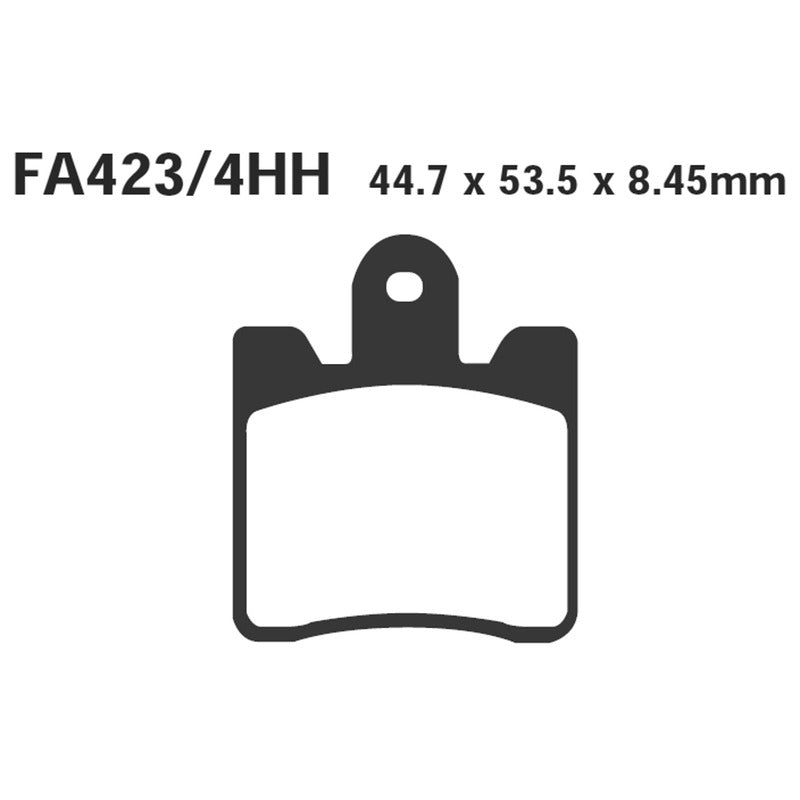 SET PAST.HH YAMAHA FJR 1300 EBC FA423/4HH ABS ANT. 2006-2007