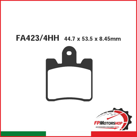 SET PAST.HH YAMAHA FJR 1300 EBC FA423/4HH ABS ANT. 2006-2007