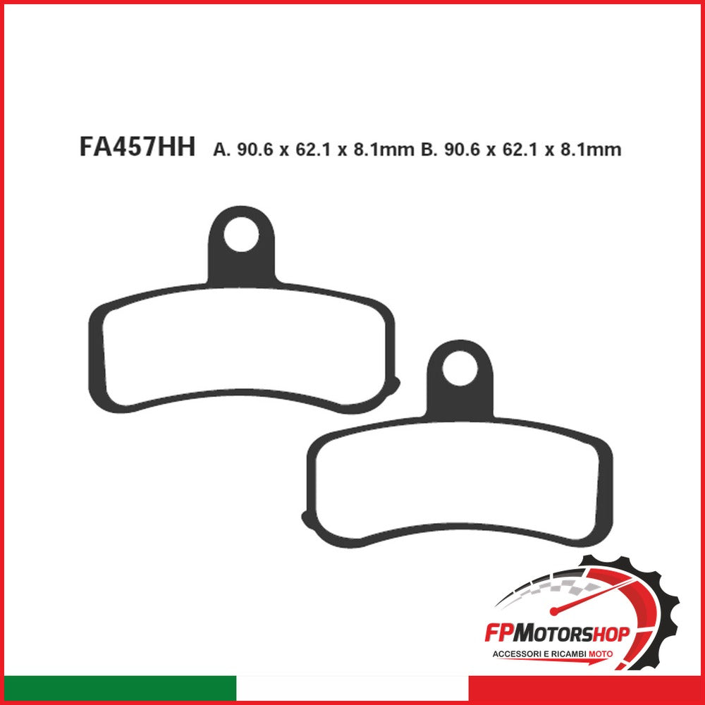 [R1845700] PASTIGLIE HH H.D. DYNA 08-20 ANT. FA457HH