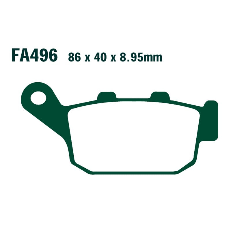 PASTIGLIE FRENO MOTO EBC FA496HH HH SUZUKI GLADIUS 650 POST. HONDA VOGE