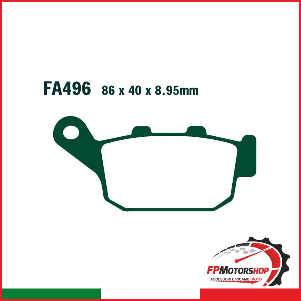 PASTIGLIE FRENO MOTO EBC FA496HH HH SUZUKI GLADIUS 650 POST. HONDA VOGE