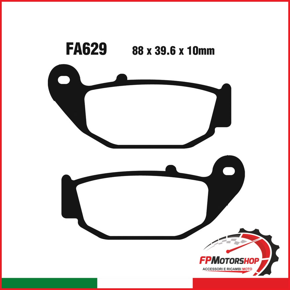 [R1862900] PASTIGLIE HH CBR 125 11-14 POST. FA629HH