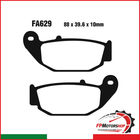 [R1862900] PASTIGLIE HH CBR 125 11-14 POST. FA629HH