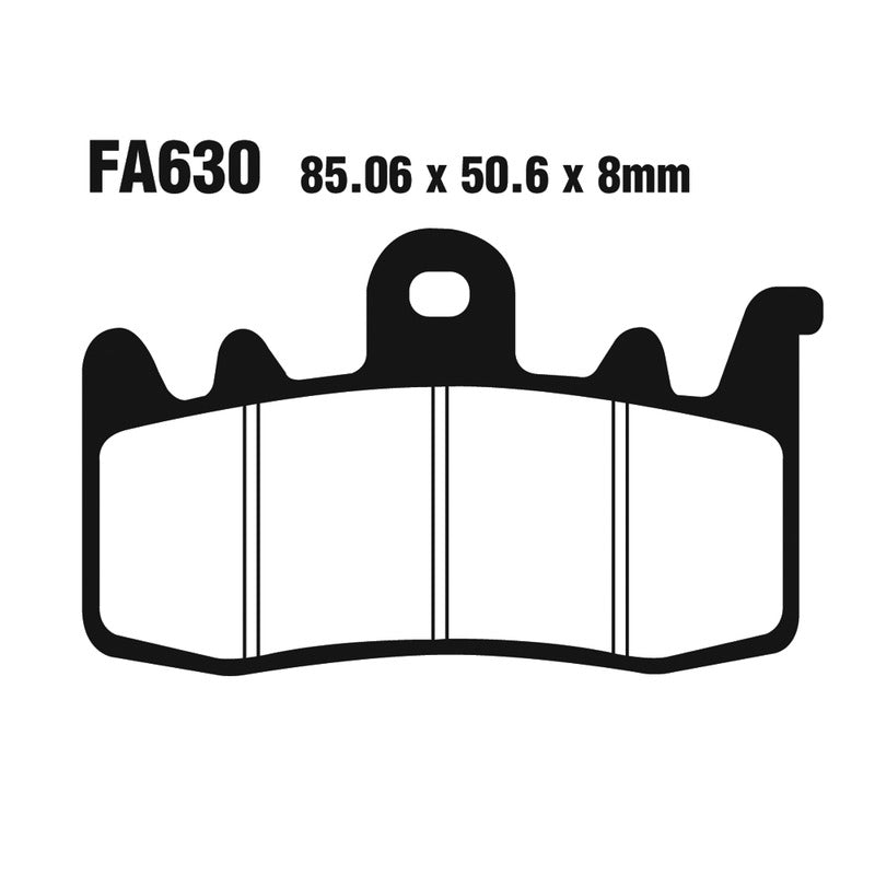 PASTIGLIE FRENO MOTO EBC FA630HH HH BMW R1200 GS 13- 20 DUCATI MONSTER 2013-2020