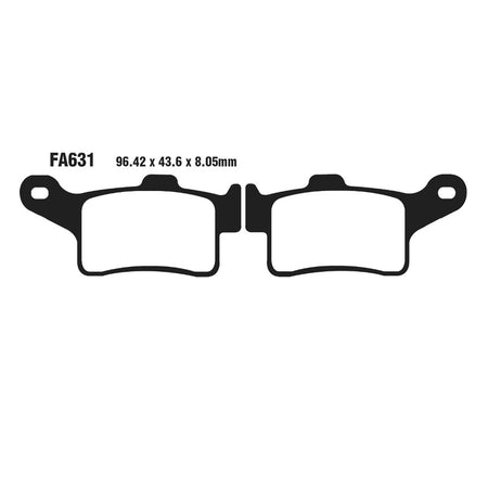 PASTIGLIE FRENO MOTO EBC FA631HH HH CAN AM SPYDER RT/ RS 13- QUAD RT/RS DAL 2013