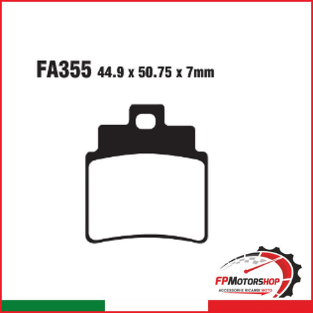 SET PAST.SFAC SYM JOYMAX 250 EBC SFAC355/4 KYMCO GRAND