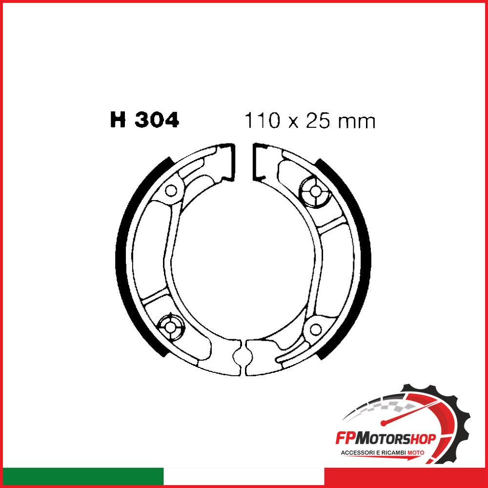 GANASCE HONDA XL125-XR EBC H304