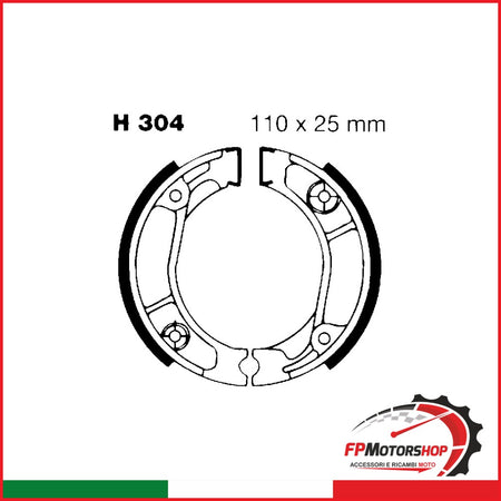 GANASCE HONDA XL125-XR EBC H304