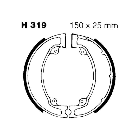 GANASCE HONDA CR125 R EBC H319