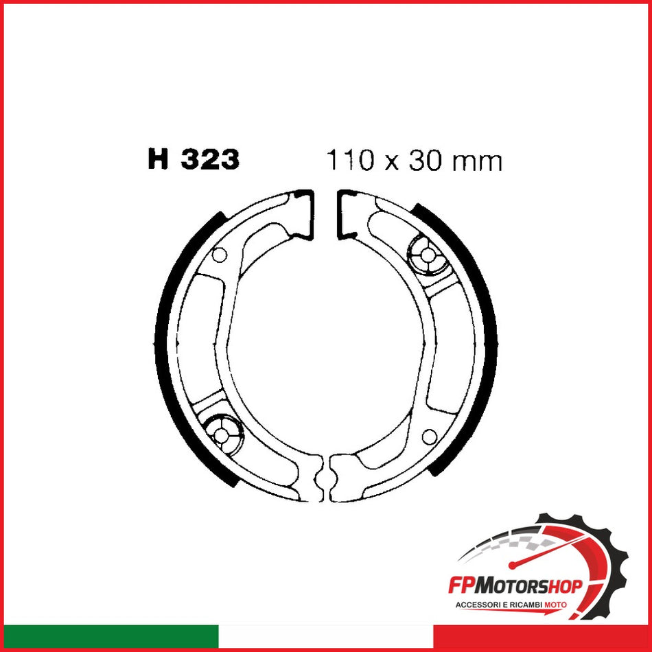 GANASCE HONDA XL250 R EBC H323