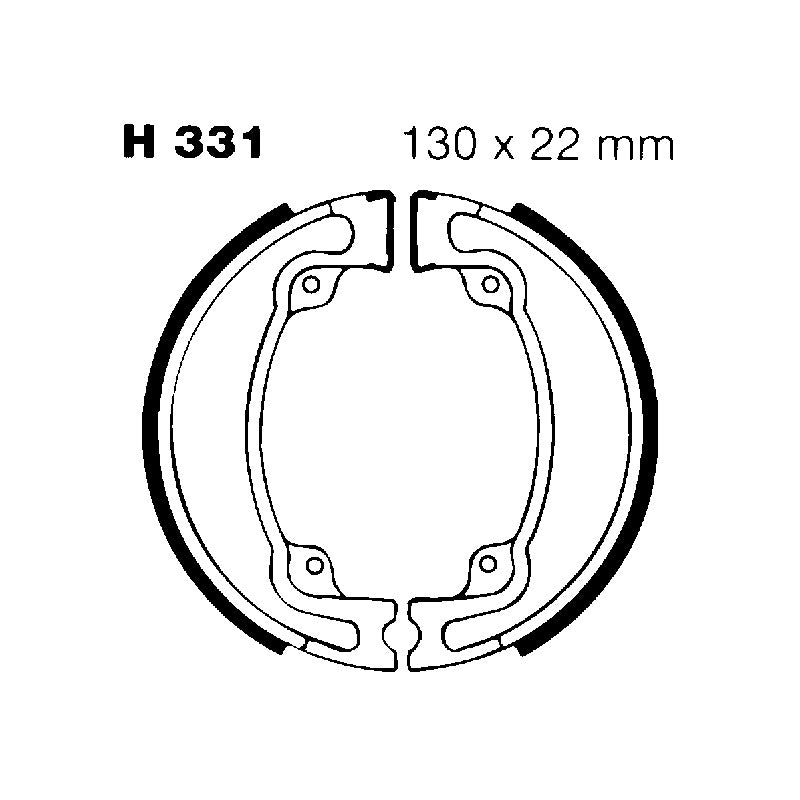 GANASCE HONDA CR125 R EBC H331
