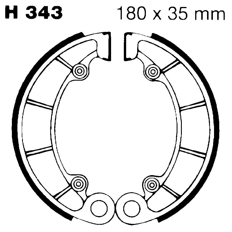 GANASCE HONDA VF750-VT1100 EBC H343
