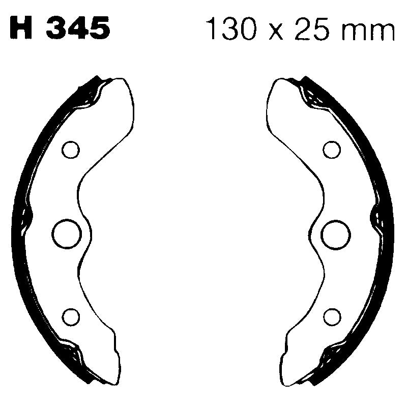 GANASCE HONDA TRX 200/250/300 ANT. EBC H345