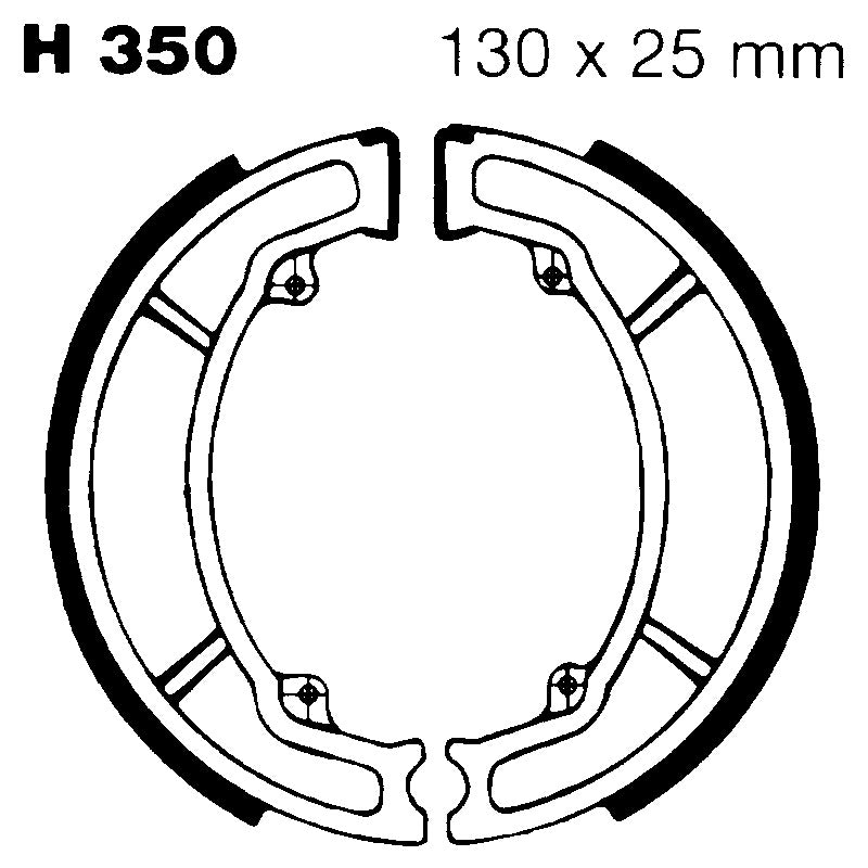 GANASCE HONDA CN250 EBC H350