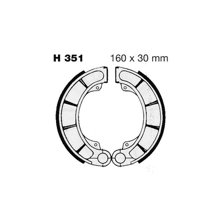 GANASCE HONDA PANTHEON 2T FORESIGHT EBC H351 250 POST.