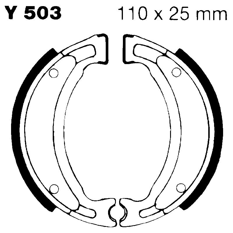 GANASCE MBK BOOSTER YAMAHA EBC Y503 POST. BENELLI KEEWAY