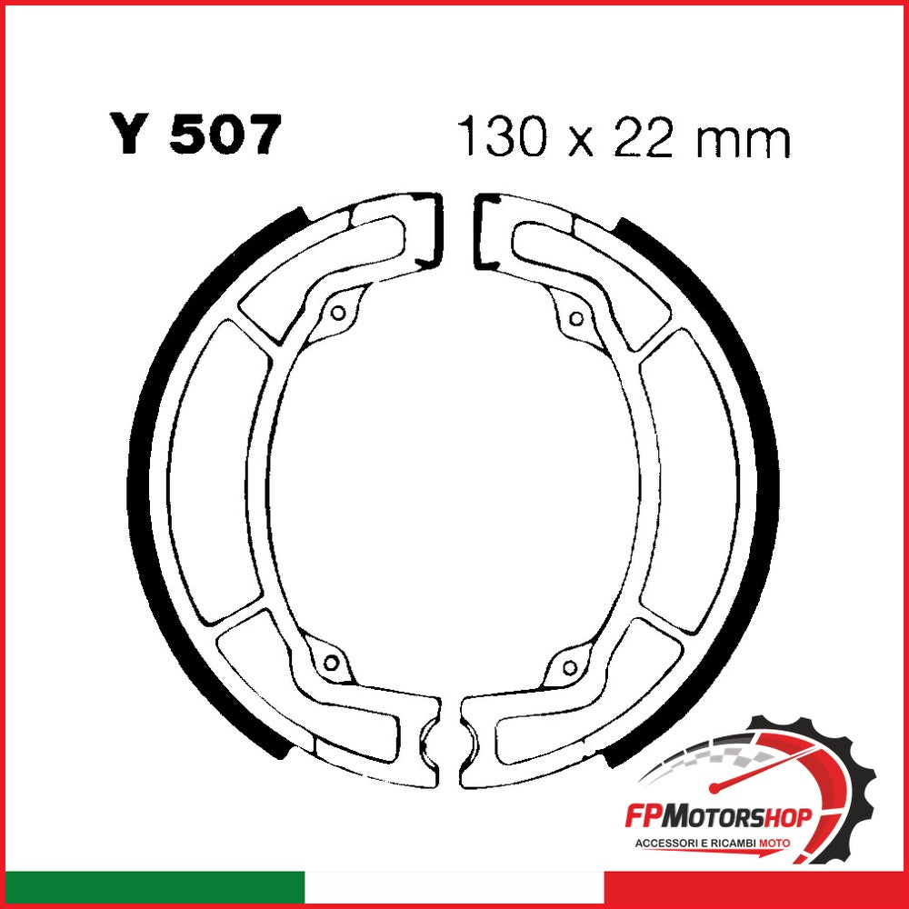 GANASCE YAMAHA YZ 125 76-83 EBC Y507 1976-1983