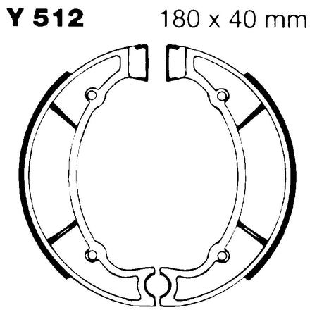 GANASCE YAMAHA TX500 XS EBC Y512
