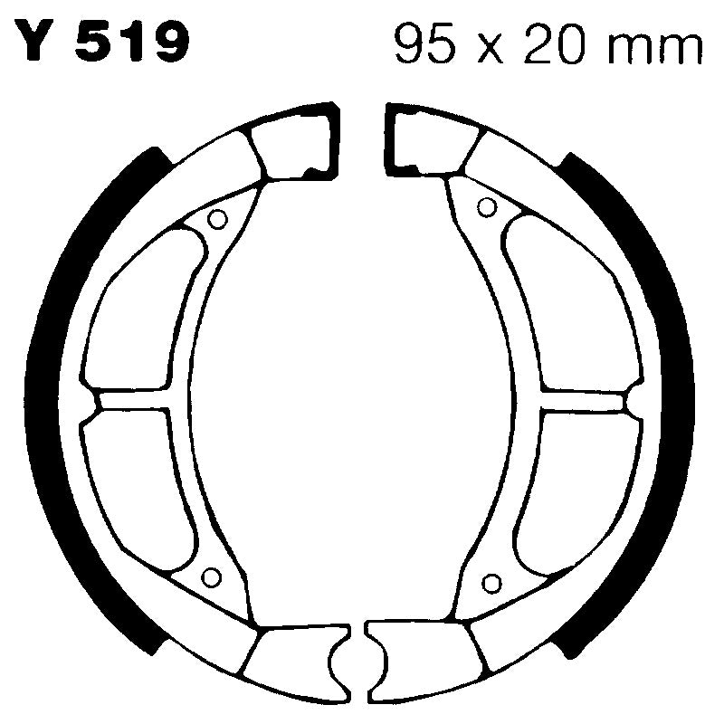 GANASCE YAMAHA CG50 E EBC Y519