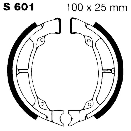 GANASCE SUZUKI RG 50 84-02 EBC S601 1984-2002