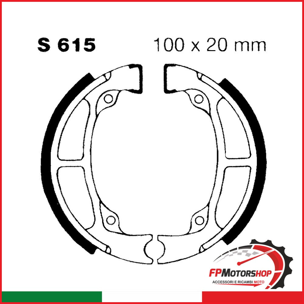 GANASCE SUZUKI RM 80 82-85 EBC S615 ANT 1982-1985