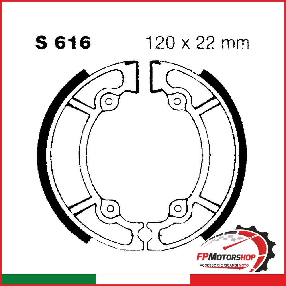 GANASCE SUZUKI RM 125/250 POST EBC S616