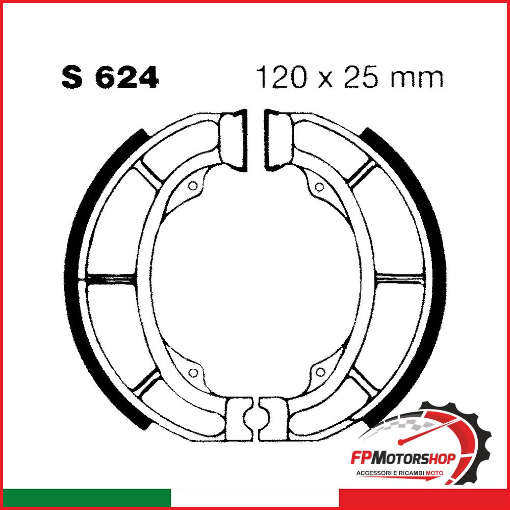 GANASCE SUZUKI CP50 CHF EBC S624 DERBI