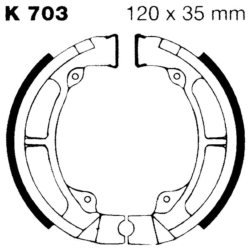 GANASCE KAWA KL250 EBC K703