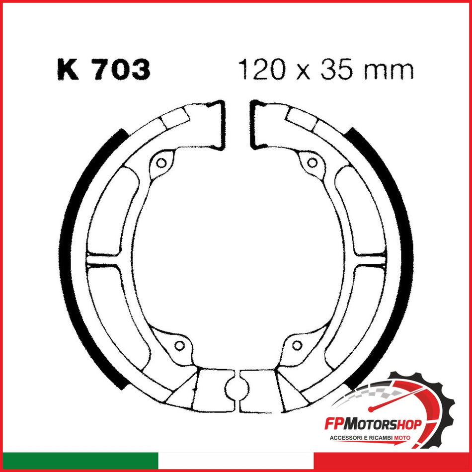 GANASCE KAWA KL250 EBC K703