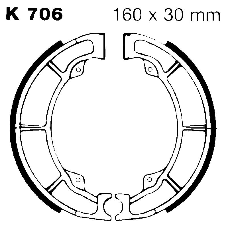 GANASCE KAWA ZR400 EBC K706 KAWASAKI