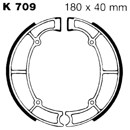 GANASCE KAWA Z400/650 EBC K709 KAWASAKI
