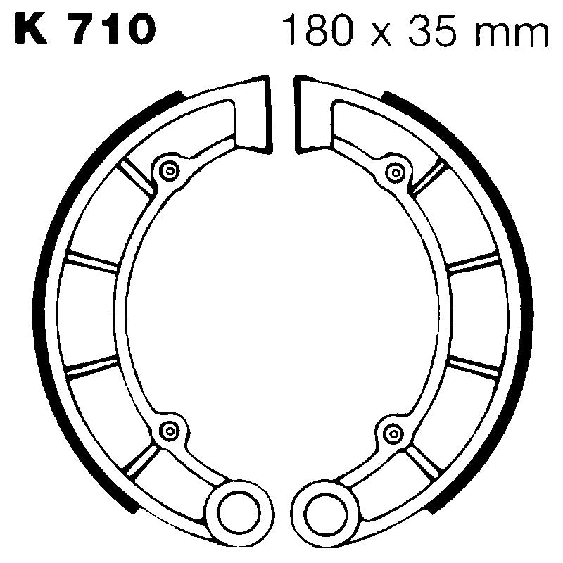 GANASCE KAWA KWF 300/400 POST. EBC K710