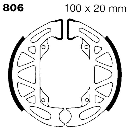 GANASCE PIAGGIO SFERA 50 RST EBC 806 GILERA