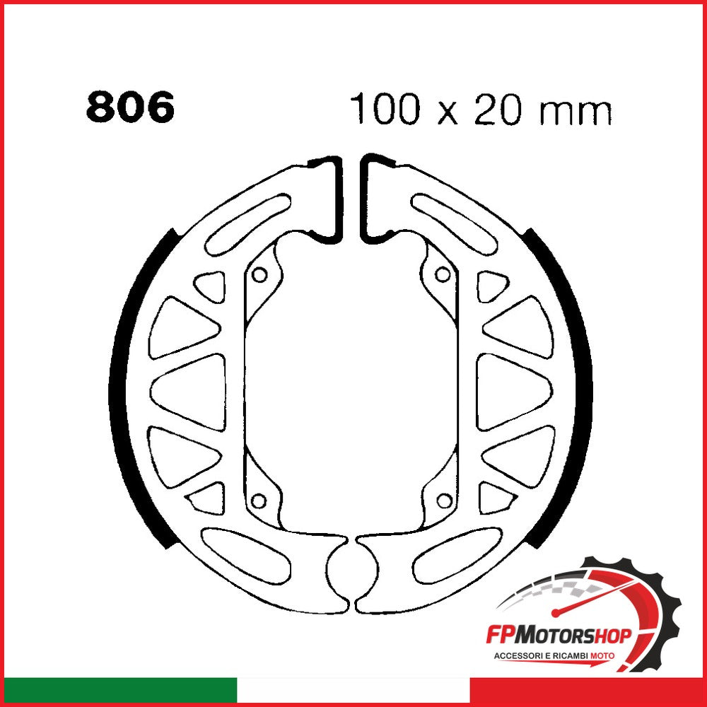 GANASCE PIAGGIO SFERA 50 RST EBC 806 GILERA