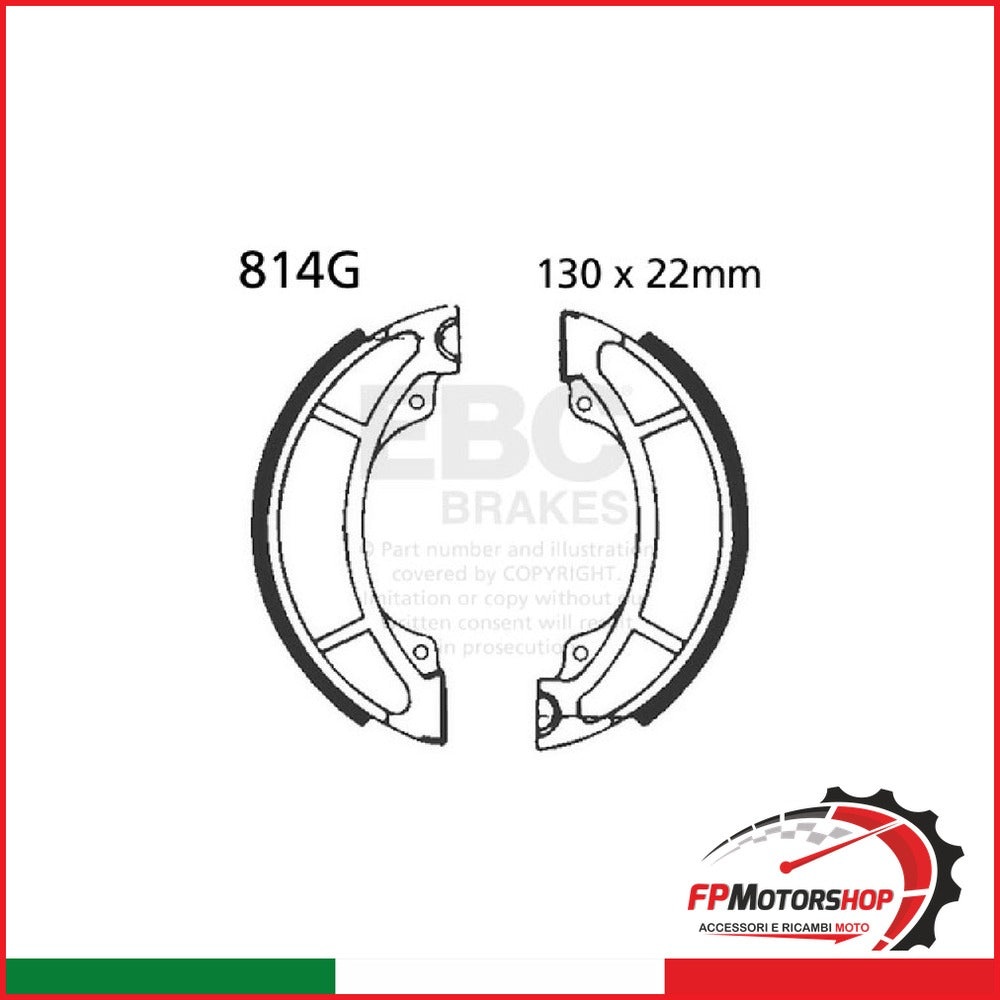 GANASCE KTM MX 80/125/250/300/ 500 EBC 814G 85 SCANALATE