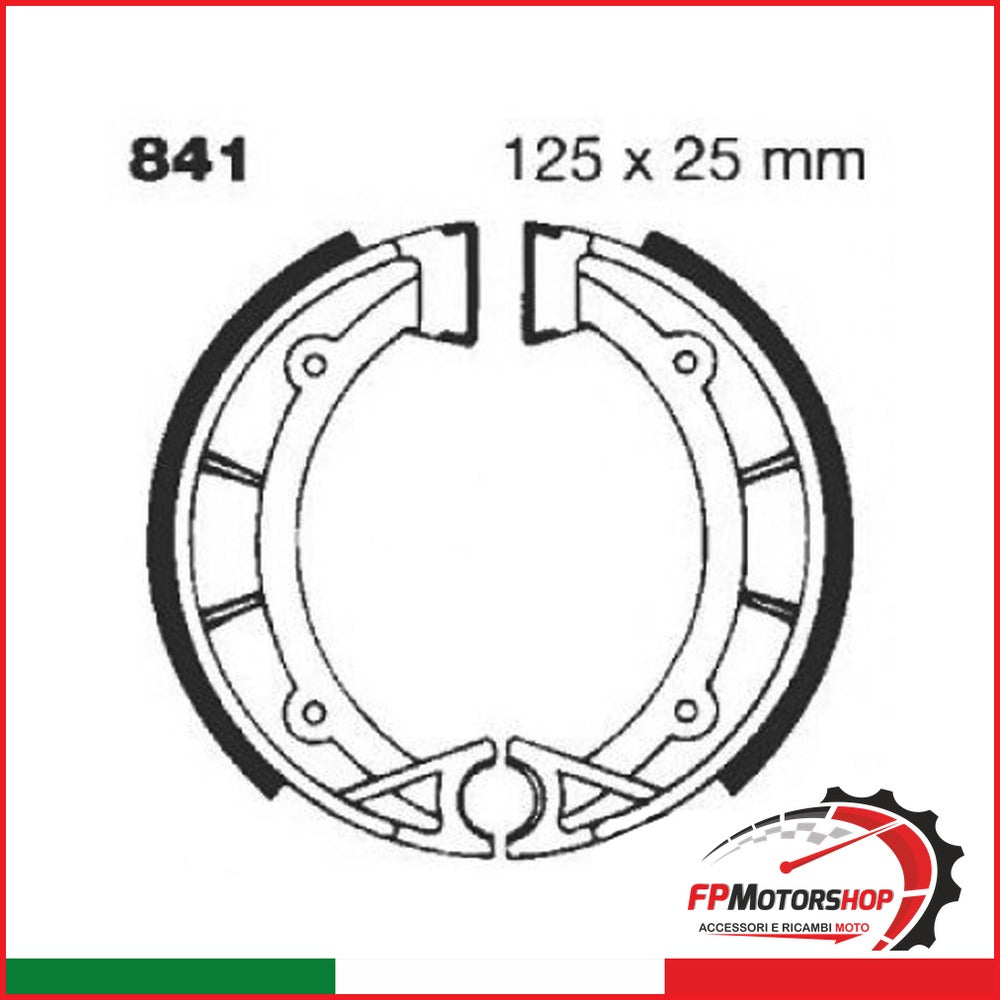 GANASCE APRILIA TX 125/240/311 86-88 EBC 841G SCANALATE 1986-1988 CAGIVA