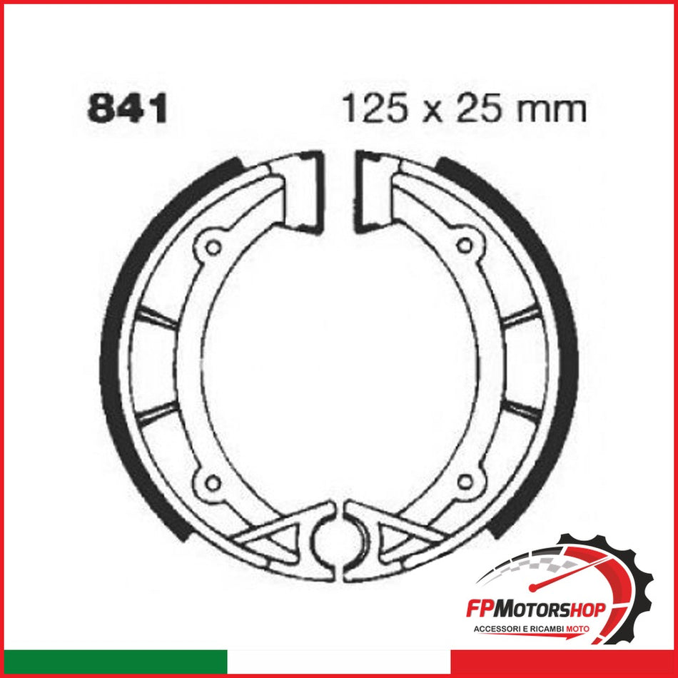 GANASCE APRILIA TX 125/240/311 86-88 EBC 841G SCANALATE 1986-1988 CAGIVA