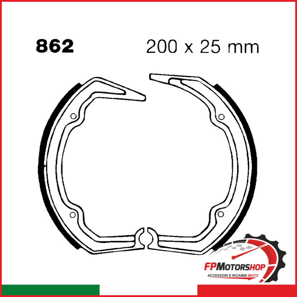 GANASCE BMW R65 LS 81-85 EBC 862 1981-1985