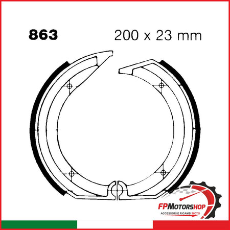 GANASCE BMW K 75/75 S EBC 863 1975
