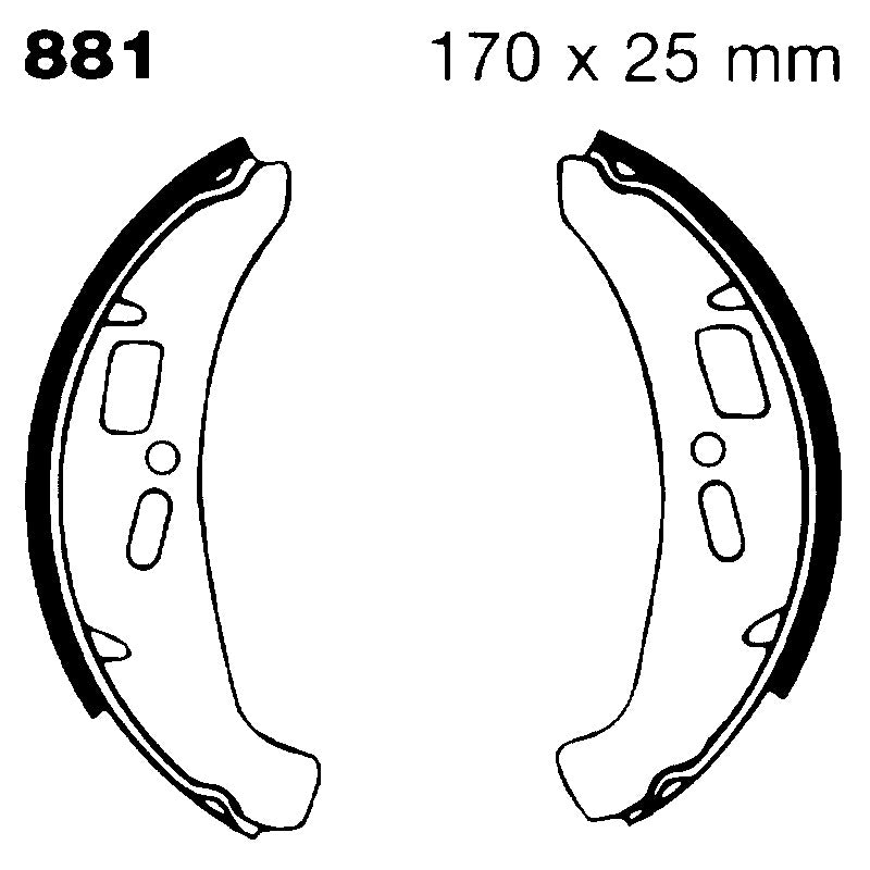 GANASCE PIAGGIO COSA CL/CLX 88 EBC 881 -97 1988-1997