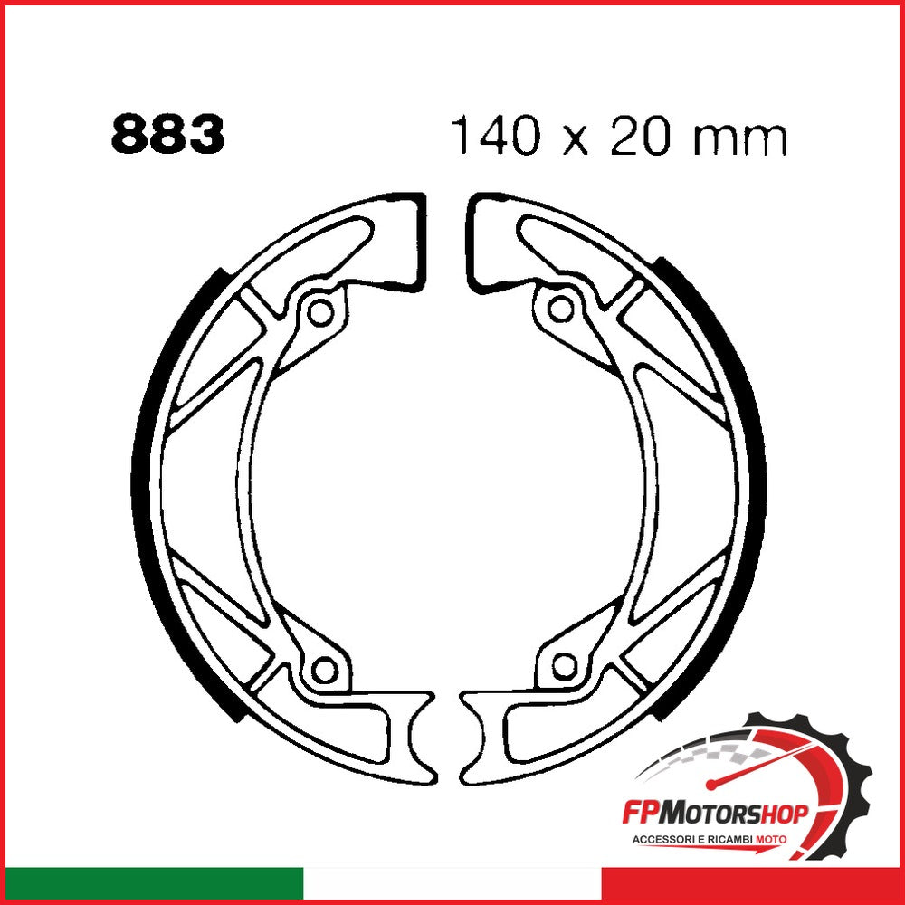 GANASCE GILERA BULLIT 50 90- EBC 883 DAL 1990