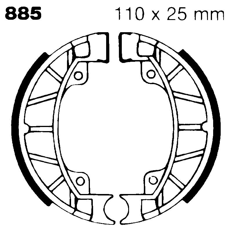GANASCE PIAGGIO SFERA 91-94 EBC 885 1991-1994