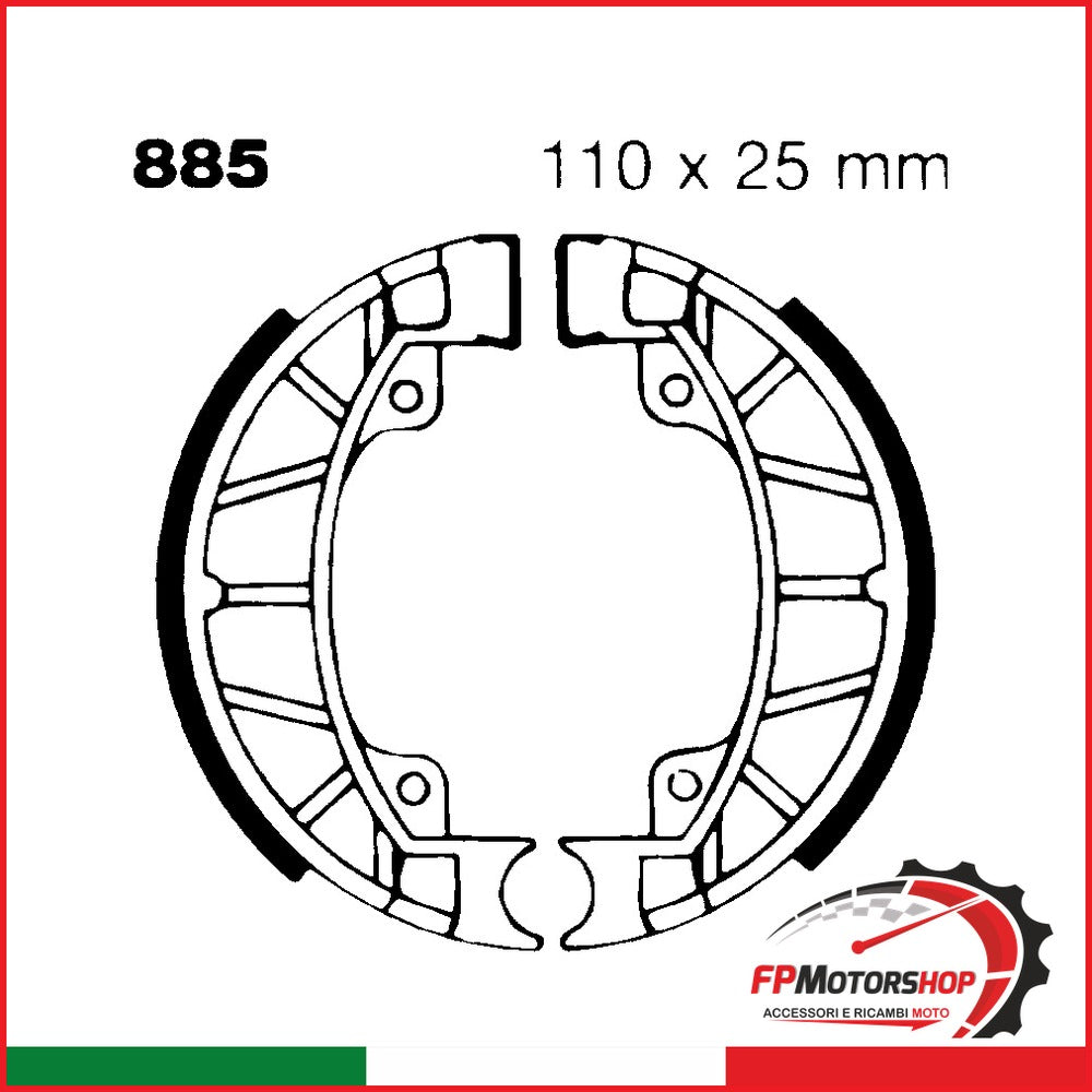 GANASCE PIAGGIO SFERA 91-94 EBC 885 1991-1994