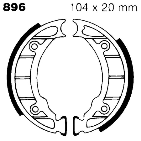 GANASCE CICLOMOTORE EBC 896 PIAGGIO